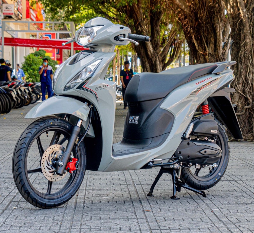 Honda Vision - Trắng Xám 